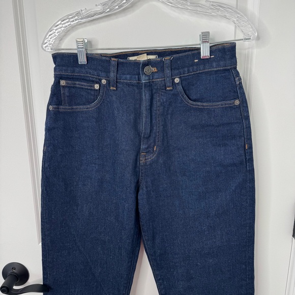 Madewell Women's Dark Blue 90’s straight jean 27 - Picture 2 of 11